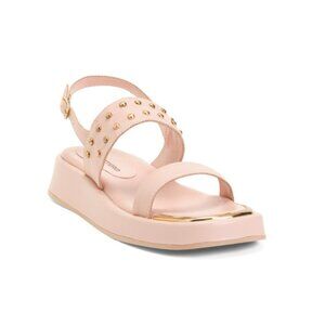 BOTTERO Pink Quartz Made In Brazil Leather Platform Sandals